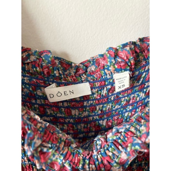 DOEN Bijou Dress in Roseraie Floral Print XS - Picture 8 of 8